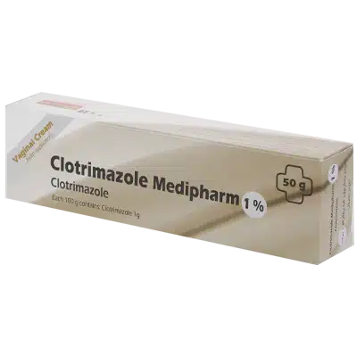 تیوب کرم کلوتریمازول مخصوص مصرف واژینال برای بانوان.